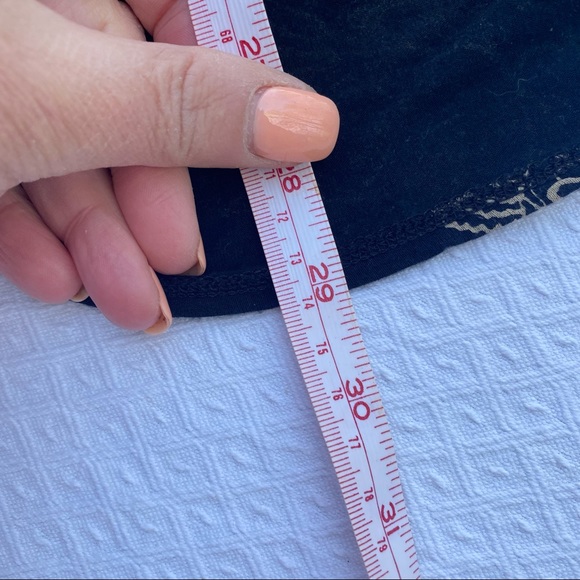 Lucky Brand Black Tunic with Gold Design - Picture 6 of 7